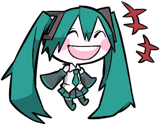 Эмодзи Hatsune Miku