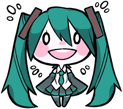 Эмодзи Hatsune Miku