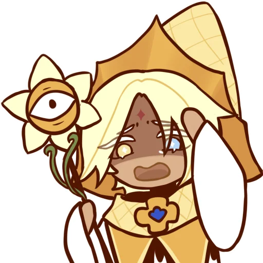 Эмодзи Pure Vanilla Cookie