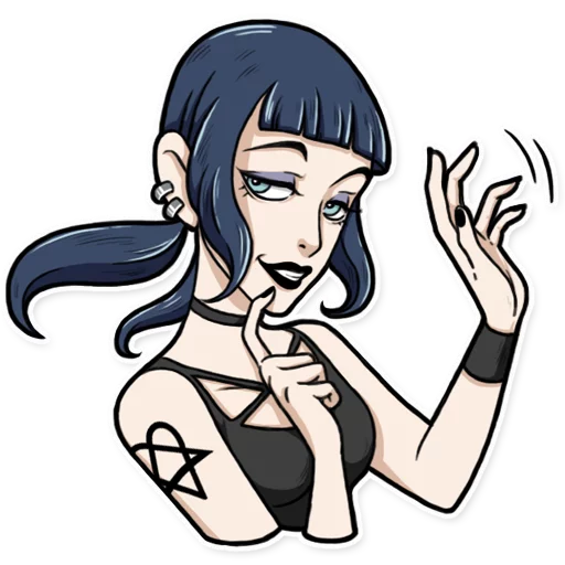 Эмодзи Bad Girl