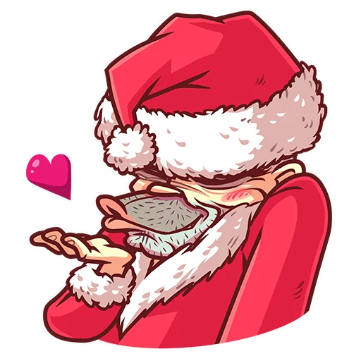 Эмодзи Very Bad Santa