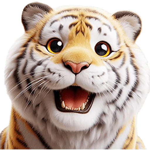 Эмодзи Милый тигр