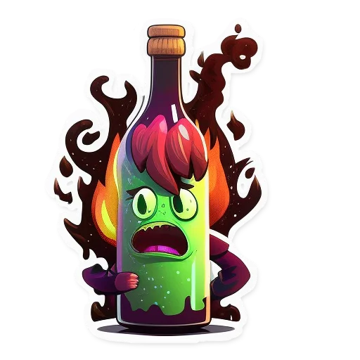 Эмодзи винные стикеры