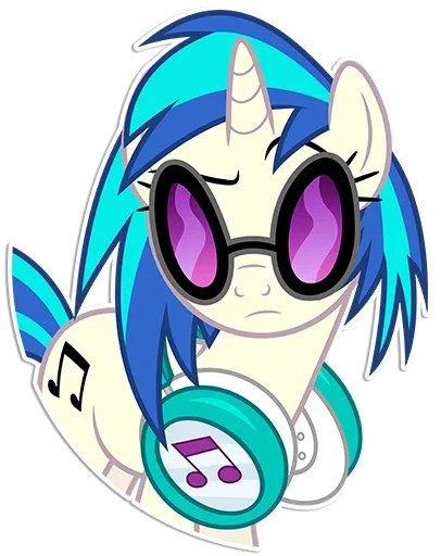 Эмодзи Vinyl Scratch