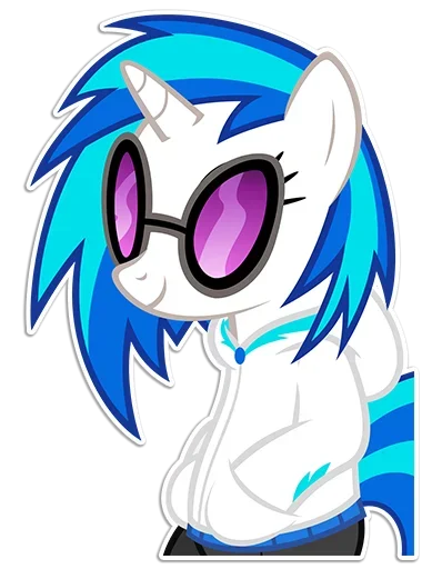 Эмодзи Vinyl Scratch