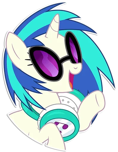 Эмодзи Vinyl Scratch