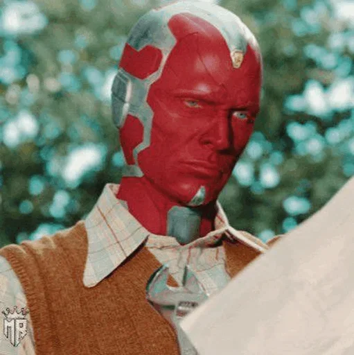 Эмодзи Vision Paul Bettany
