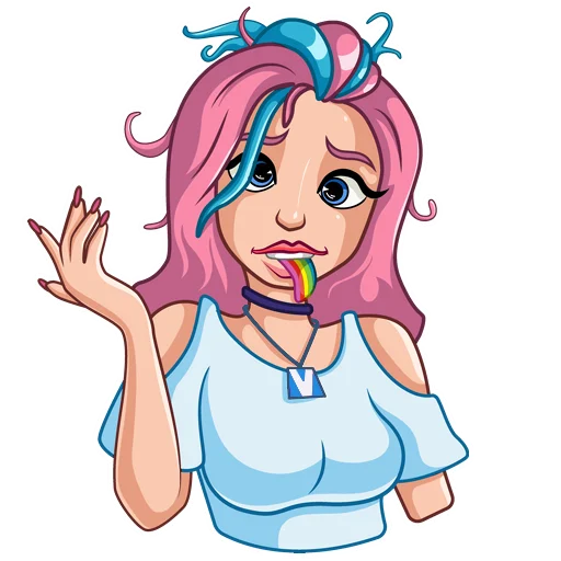 Эмодзи Ви Няша