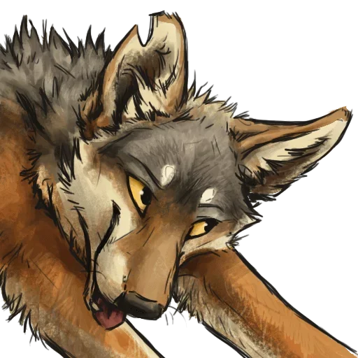Эмодзи Волк-Койот