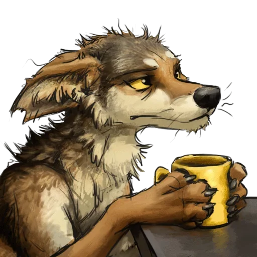 Эмодзи Волк-Койот