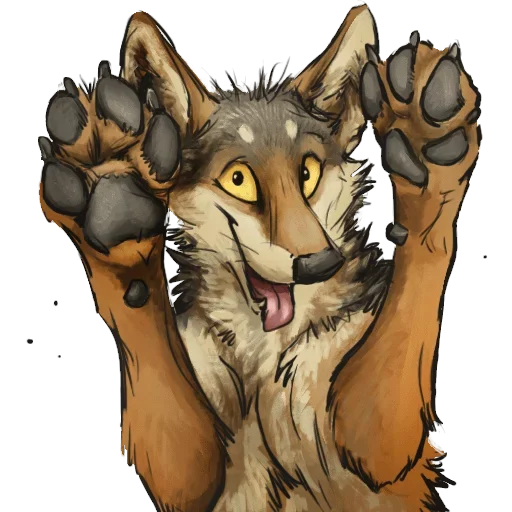 Эмодзи Волк-Койот
