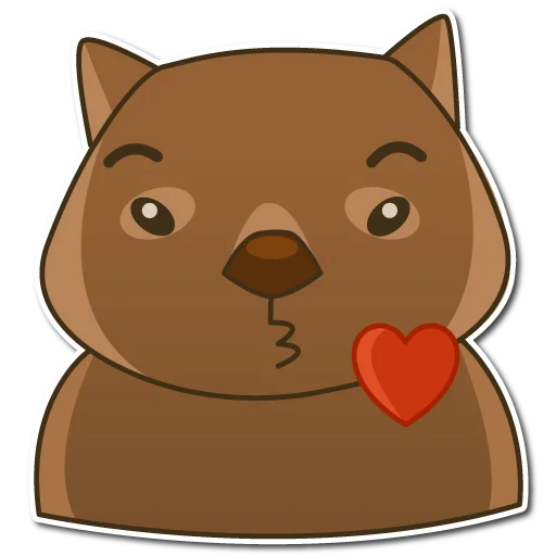 Эмодзи Вомбат