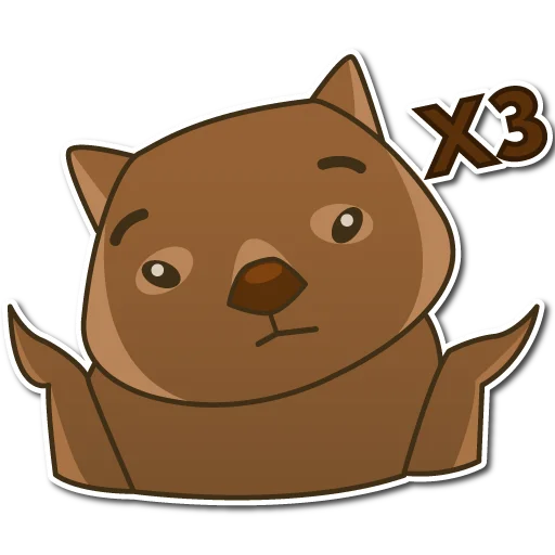 Эмодзи Вомбат