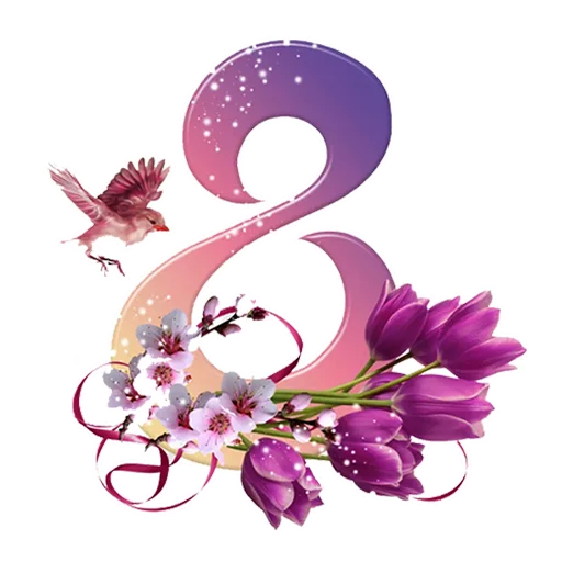 Эмодзи 8 марта