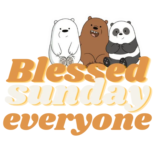 Эмодзи WE BARE BEARS