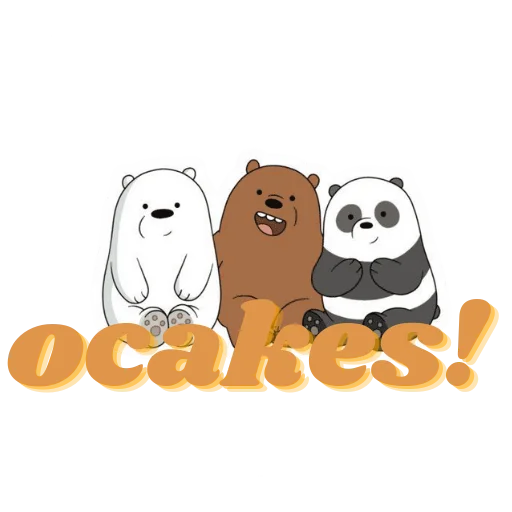 Эмодзи WE BARE BEARS