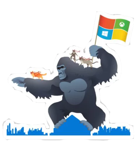 Эмодзи Windows Insider: NinjaCat