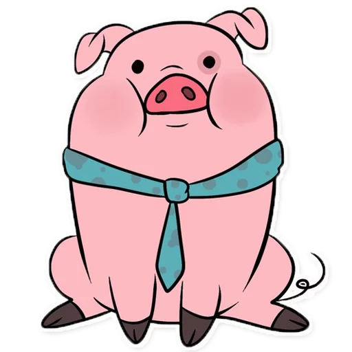 Эмодзи Waddles Gravity Falls
