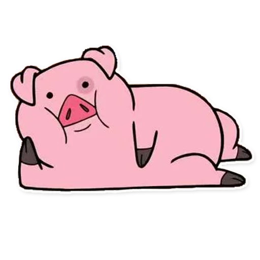 Эмодзи Waddles Gravity Falls
