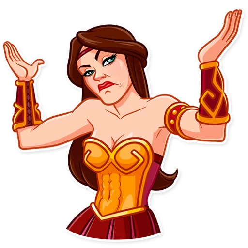 Эмодзи Warrior Queen