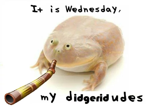 Эмодзи Wednesday My Dudes