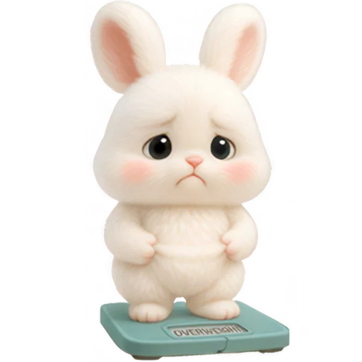 Эмодзи Пушистый кролик