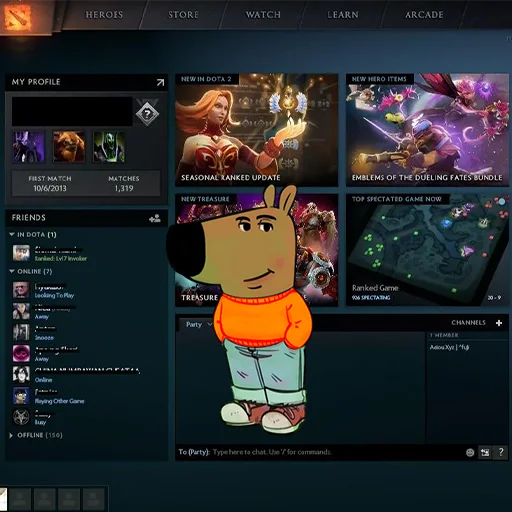 Эмодзи esports chill guy