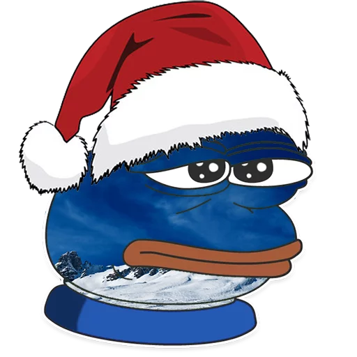 Эмодзи Winter Pepe