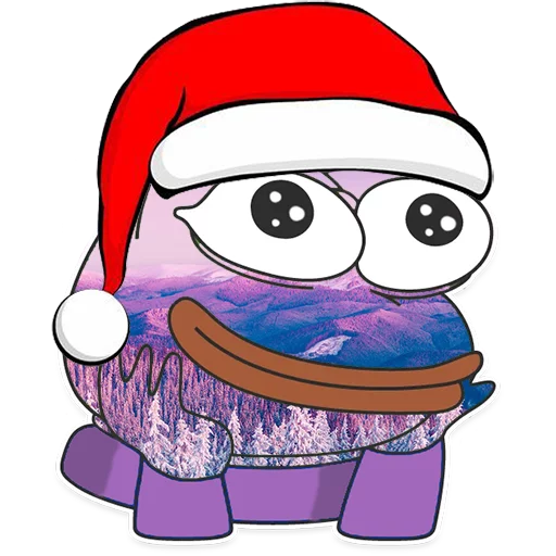 Эмодзи Winter Pepe
