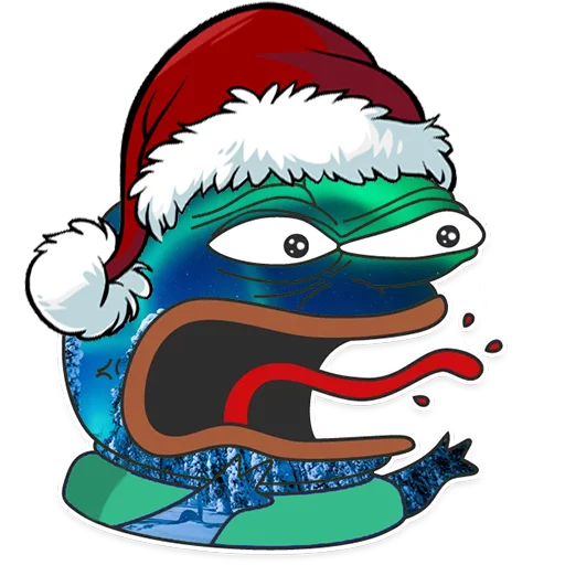 Эмодзи Winter Pepe
