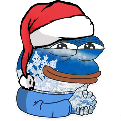 Эмодзи Winter Pepe
