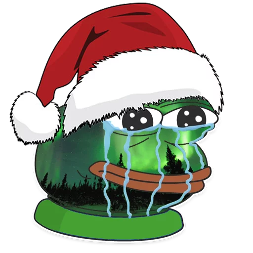 Эмодзи Winter Pepe