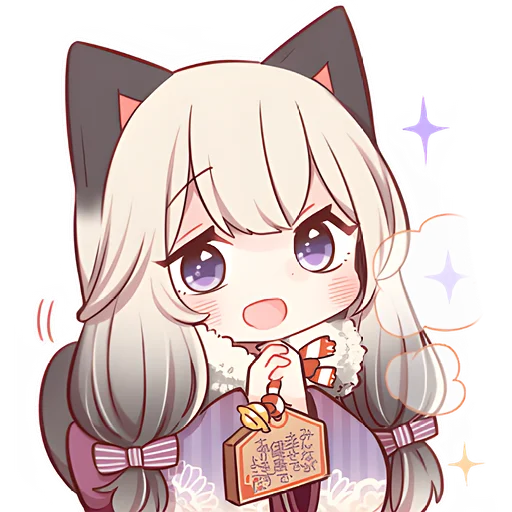 Эмодзи Зимние котятки