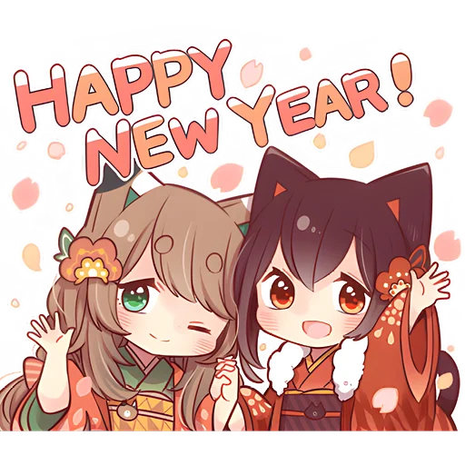 Эмодзи Зимние котятки