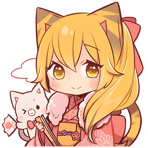 Эмодзи Зимние котятки