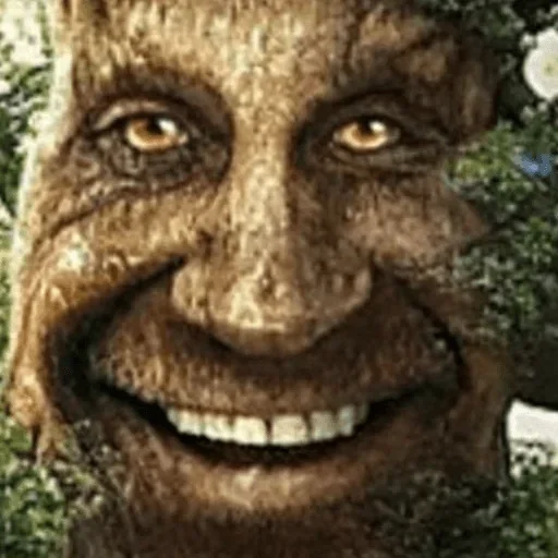 Эмодзи Мудрое мистическое дерево