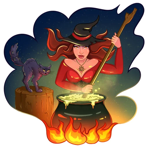 Эмодзи Witchulitta
