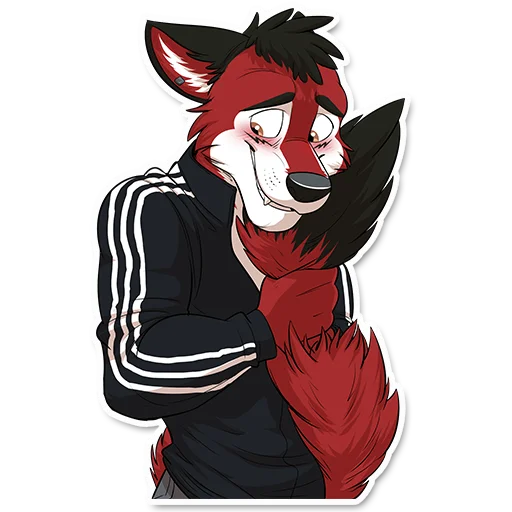 Эмодзи Wolf Ezo