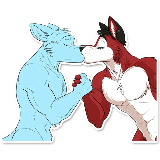 Эмодзи Wolf Ezo