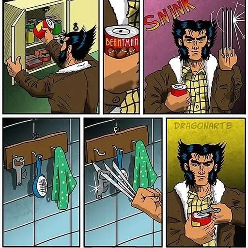 Эмодзи Wolverine