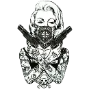 Эмодзи Women tattoos