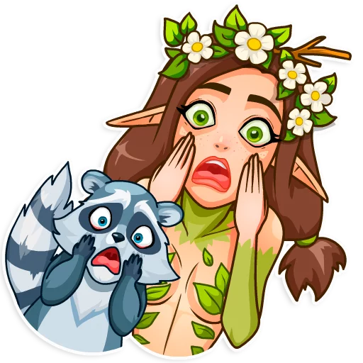 Эмодзи Wood Nymph