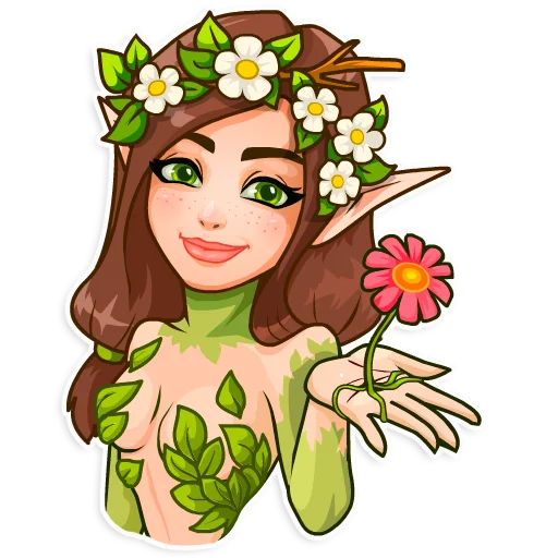 Эмодзи Wood Nymph