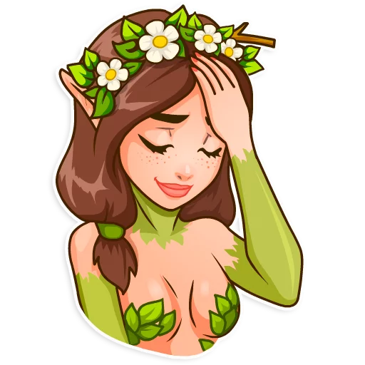 Эмодзи Wood Nymph