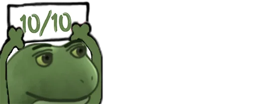 Эмодзи Worry Frog