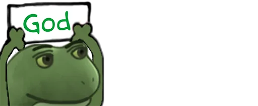 Эмодзи Worry Frog