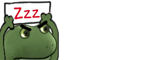 Эмодзи Worry Frog