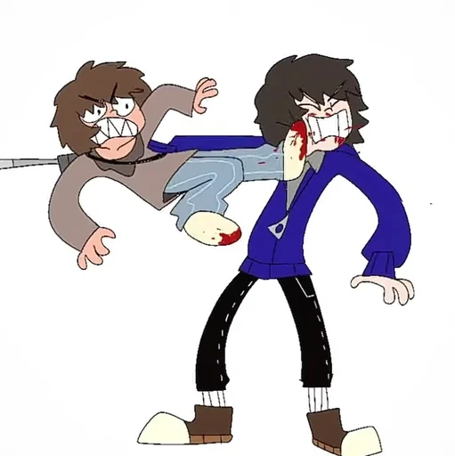 Эмодзи Will and Mike are in a war zone