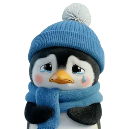 Эмодзи Новогодний Пингвин