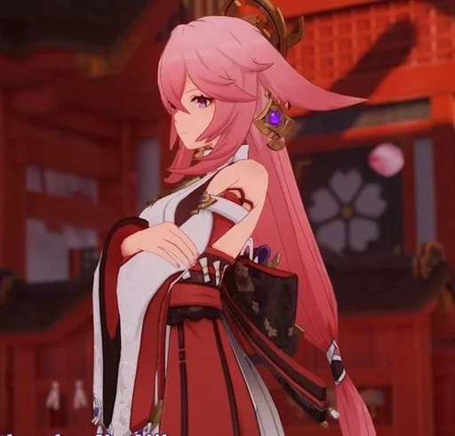 Эмодзи Yae Miko